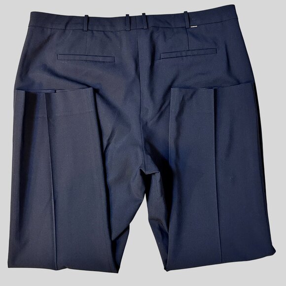 BOSS Womens Black Dress Pants 12 Sleek Career Trousers Straight‑Leg Stretch Wool - Picture 9 of 11